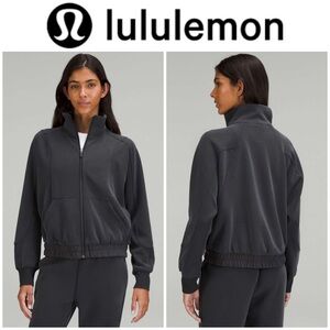 🍋 Lululemon🍋 Brushed Softstreme Funnel-Neck Zip Up
